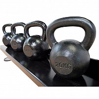 BENZ Kettlebell Guss schwarz - Set Leicht/Small
