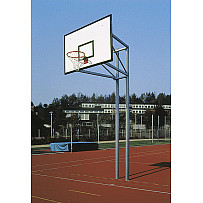 Basketball Alu-Zweisäulen-Anlage