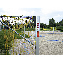 Beachhandball Tornetz, PP, 4 mm, MW 10 cm, gelb (Stück)