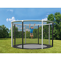 Bodentrampolin GALLUS INGROUND, rund