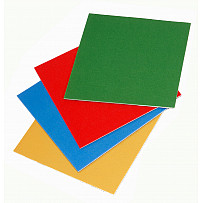 Sportfliese, Niederflor, Bodenquadrat 40 x 40 cm, 5 mm stark