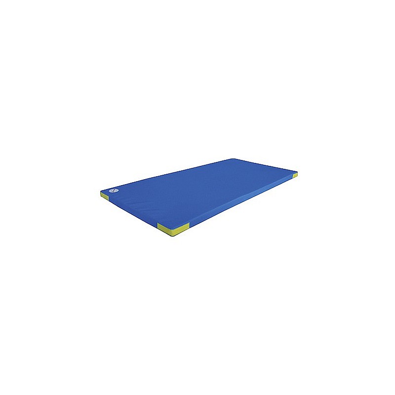 Cover for gym mats blue anti-slip + Velcro Dimensions 150x100x6 cm