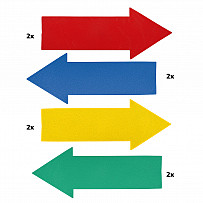 Bodenmarkierungsset "Richtungspfeil" 