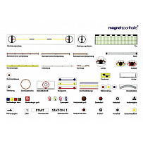 Magnetsporthalle Set 100 A